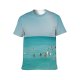 yanfind Adult Full Print T-shirts (men And Women) Beach Drone Camera Hawaii Honolulu Oahu Ocean Rainbow Sea Surf Surfer Surfers