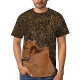yanfind Adult Full Print T-shirts (men And Women) Snow Sunset Countryside Agriculture Farm Grass Travel Grassland Outdoors Daylight Cattle