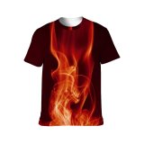 yanfind Adult Full Print Tshirts (men And Women) Flame Abstract Abstraction Addiction Aroma Aromatherapy Backdrop Beauty Colorful Colour Concept