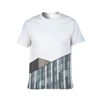 yanfind Adult Full Print T-shirts (men And Women) Architectural Design Architecture Building City Contemporary Downtown Exterior Facade Futuristic Glass Items