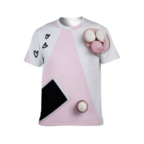 yanfind Adult Full Print T-shirts (men And Women) Creativity Health Science Treatment Detail Design Pill Cure Aid Option