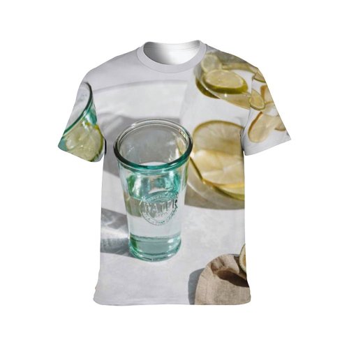 yanfind Adult Full Print T-shirts (men And Women) Aqua Art Beverage Citrus Concept Creative Decoration Delicious Diet Drapery Drop