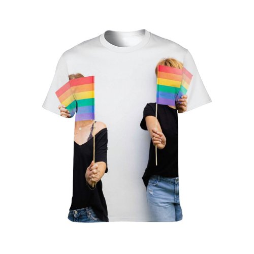 yanfind Adult Full Print T-shirts (men And Women) Fashion Cute Young Joy Fun College Trendy Casual Knowledge Literature Adolescent