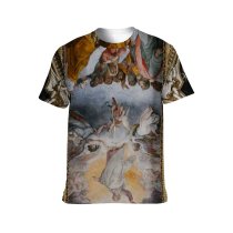 yanfind Adult Full Print T-shirts (men And Women) Architecture Art Artwork Attract Baroque Basilica Cathedral Catholic Ceiling Chapel Christianity Church