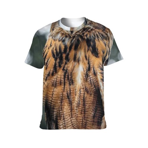 yanfind Adult Full Print T-shirts (men And Women) Attention Attentive Avian Beak Bird Watching Blurred Branch Calm Creature Daylight Eagle