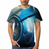 yanfind Adult Full Print T-shirts (men And Women) Abstract Medical Doctor Care Clinic Instrument Health ECG Colorful Effects Surgery Ray