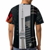 yanfind Adult Full Print T-shirts (men And Women) Antenna Architecture Attention Between Building Center City Cityscape Construction