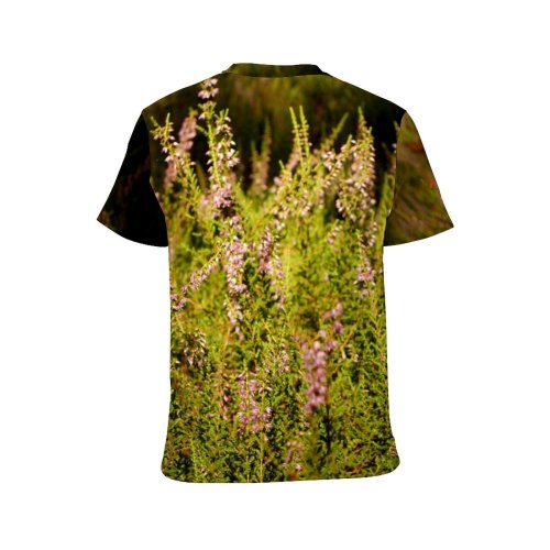 yanfind Adult Full Print Tshirts (men And Women) Lavender Forest Litter Flower Flowers Poland Light Night Autumn Fall