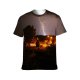 yanfind Adult Full Print Tshirts (men And Women) Storm Dark Tree Thunder Landscape Night