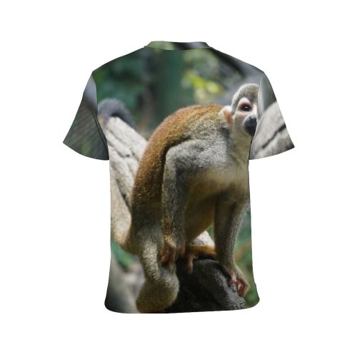yanfind Adult Full Print T-shirts (men And Women) Wood Cute Tree Fur Outdoors Wild Funny Wildlife Little Primate