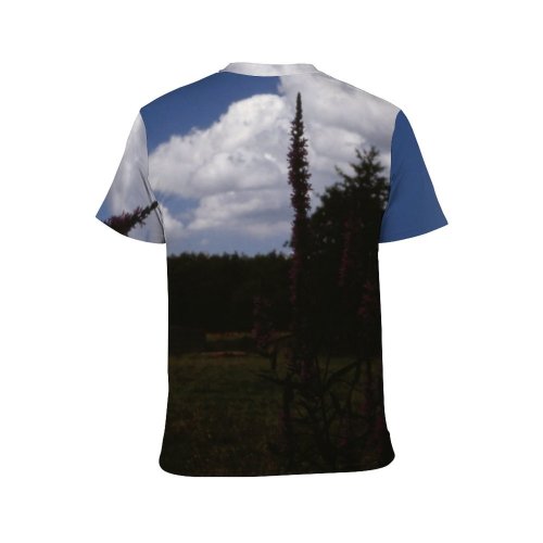 yanfind Adult Full Print T-shirts (men And Women) Landscape Trees Woods Forest Sky Clouds