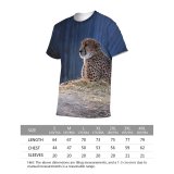 yanfind Adult Full Print T-shirts (men And Women) Cheetah Leopard Safari Wild