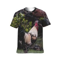 yanfind Adult Full Print T-shirts (men And Women) Bird Countryside Agriculture Farm Grass Hen Outdoors Rural Wildlife Feather Daylight Poultry