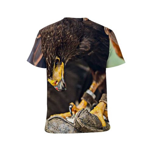 yanfind Adult Full Print T-shirts (men And Women) Beak Outdoors Wild Wildlife Feather Hawk Raptor Falconry Prey Magnificence