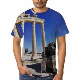 yanfind Adult Full Print T-shirts (men And Women) Ancient Architecture Art Building Century Classic Coast Coastline Colorful Column Construction