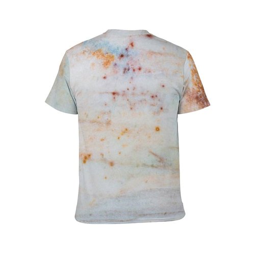 yanfind Adult Full Print T-shirts (men And Women) Marble Rock Smooth Stone Wall