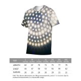 yanfind Adult Full Print T-shirts (men And Women) Abstract Closeup Club Concept Decoration Descriptive Design Fancy Fire Glitter