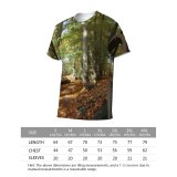 yanfind Adult Full Print Tshirts (men And Women) Landscape Trees Woods Plants Scenery