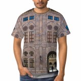 yanfind Adult Full Print T-shirts (men And Women) Arched Window Architecture Bavaria Building Courtyard Design Door Entrance Exit Exterior
