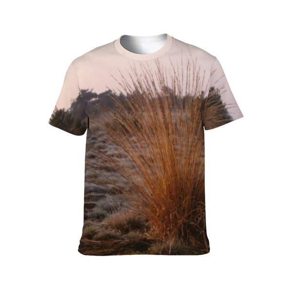 yanfind Adult Full Print Tshirts (men And Women) Landscape Trees Woods Winter Snow Scenery Grass