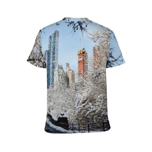 yanfind Adult Full Print T-shirts (men And Women) Architecture Branch Calm Center City Cityscape Construction Daytime Development District Downtown