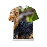 yanfind Adult Full Print T-shirts (men And Women) Dog Pet Yorkshire