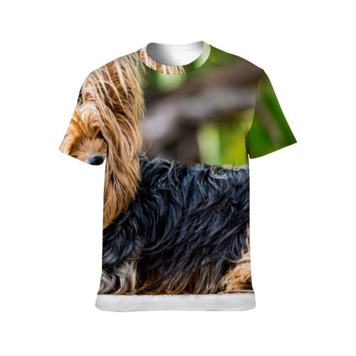 yanfind Adult Full Print T-shirts (men And Women) Dog Pet Yorkshire