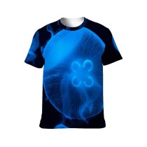 yanfind Adult Full Print T-shirts (men And Women) Aqua Blink Clean Clear Colorful Creature Danger Dark Deep Depth