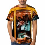 yanfind Adult Full Print T-shirts (men And Women) Architecture Bicycle Bike Building Center City Classic Cloth Construction Decor Decoration