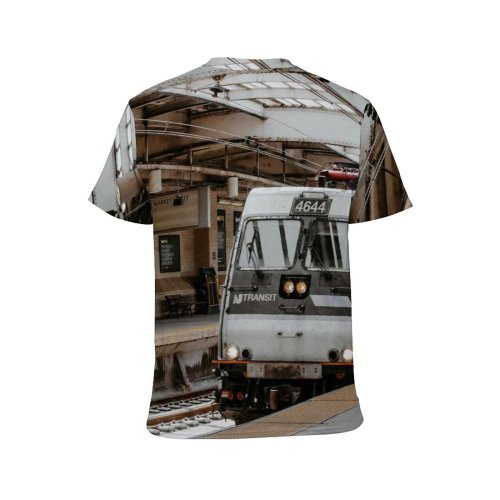yanfind Adult Full Print T-shirts (men And Women) Architecture Arrive City Commute Contemporary Daytime Departure Destination District Fast Glass Illuminate