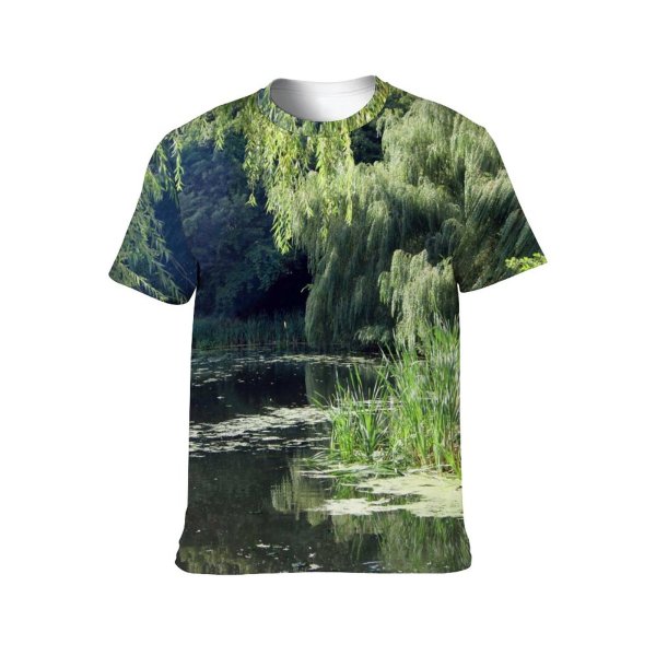 yanfind Adult Full Print Tshirts (men And Women) Algae Area Bog Club Cypress Endangered Flora Forest Grass Growth Lake Landscape