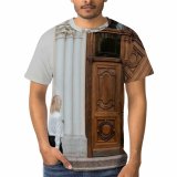 yanfind Adult Full Print T-shirts (men And Women) Architecture Beauty City Citystyle Door Doorway Elegant Entrance Facade Historical Building Lady