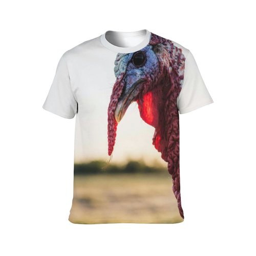yanfind Adult Full Print T-shirts (men And Women) Attentive Beak Bird Watching Blurred Calm Countryside Creature Daylight Domesticated Ecology