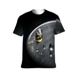 yanfind Adult Full Print T-shirts (men And Women) Bubbles Dark Drop Insubstantial Light Macro Moist