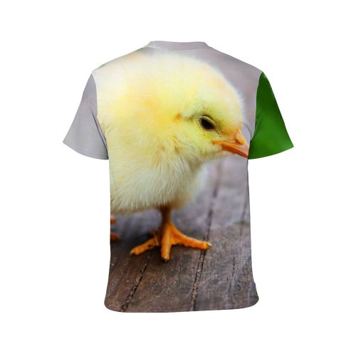 yanfind Adult Full Print T-shirts (men And Women) Chick Chicken Easter Young