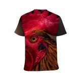 yanfind Adult Full Print T-shirts (men And Women) Bird Chicken Beak Portrait Hen Outdoors Wildlife Feather Poultry Avian Crest Cockerel