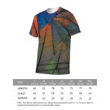 yanfind Adult Full Print T-shirts (men And Women) Wall Coloring Artistic