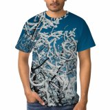 yanfind Adult Full Print T-shirts (men And Women) Bare Sky Branch Cool Countryside Flora Forest Fragile Freeze From Below