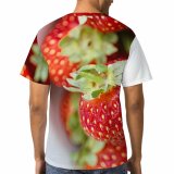 yanfind Adult Full Print T-shirts (men And Women) Appetizing Berry Breakfast Ceramic Closeup Colorful Daylight Delicious Dessert Diet Eat