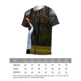 yanfind Adult Full Print T-shirts (men And Women) Winter School Sport Fun Basketball Exercise Action Leisure Recreation Adolescent