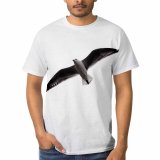 yanfind Adult Full Print T-shirts (men And Women) Snow Flight Winter Freedom Seagulls Outdoors Wild Fly Goose Wildlife Feather Ornithology