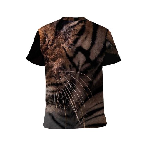 yanfind Adult Full Print T-shirts (men And Women) Attentive Bengal Big Cat Calm Creature Curious Ecosystem Endangered Fauna Fur Gaze