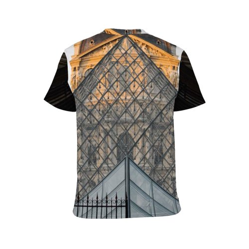 yanfind Adult Full Print T-shirts (men And Women) Light City Art Building Architecture Travel Door Window Castle Church Gate