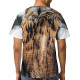 yanfind Adult Full Print T-shirts (men And Women) Attention Attentive Avian Beak Bird Watching Blurred Branch Calm Creature Daylight Eagle