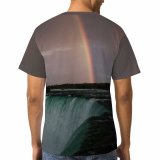 yanfind Adult Full Print T-shirts (men And Women) Light Sea Landscape Beach Ocean Storm Lake Evening Travel Motion Seascape