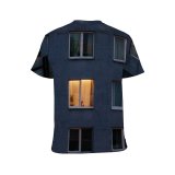 yanfind Adult Full Print T-shirts (men And Women) Block Building City Daylight Downtown Facade Ghetto Night Outdoors Outside
