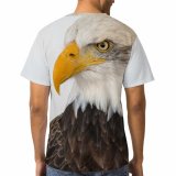 yanfind Adult Full Print T-shirts (men And Women) Flight Bird Bald Eagle Beak Portrait Wild Wildlife Feather Raptor Avian