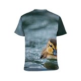 yanfind Adult Full Print T-shirts (men And Women) Aqua Avian Calm Carefree Clear Creature Cute Duckling Ecology Feather Fowl Goose