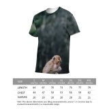 yanfind Adult Full Print T-shirts (men And Women) Wood Tree Travel Rock Monkey Outdoors Wild Jungle Wildlife Primate Climb