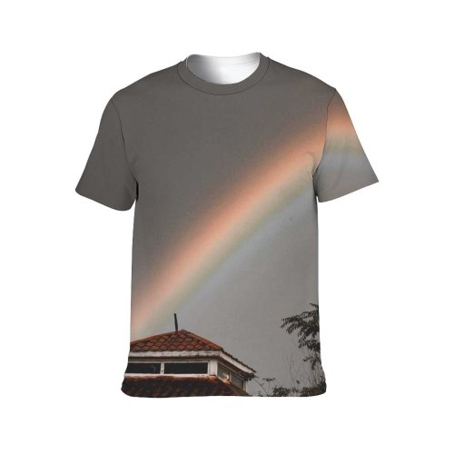 yanfind Adult Full Print T-shirts (men And Women) Wood Light Landscape Storm Winter Architecture Tree Travel Outdoors Daylight